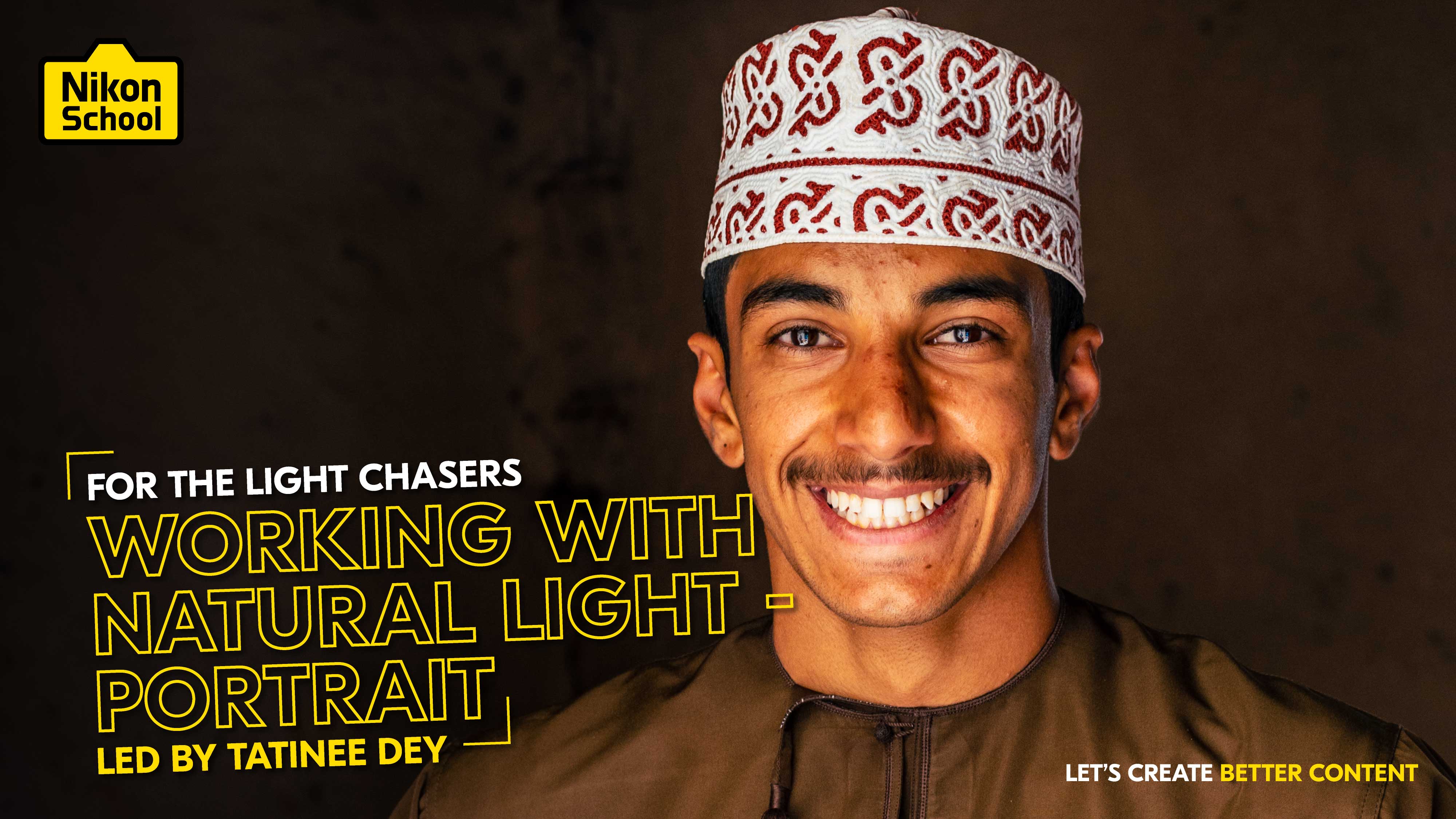 WORKING WITH NATURAL LIGHT: PORTRAIT PHOTOGRAPHY